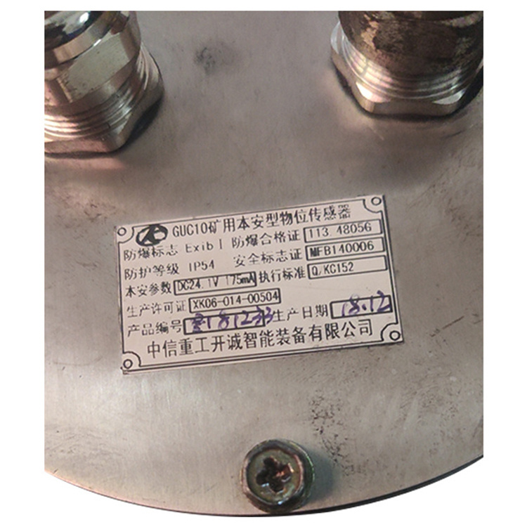 GUC10礦用本安型物位傳感器 煤礦本質(zhì)安全型物位器