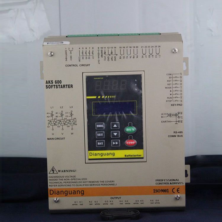 中國電光防爆AKS-601/400A中文保護(hù)器 AKS600軟起動保護(hù)裝置